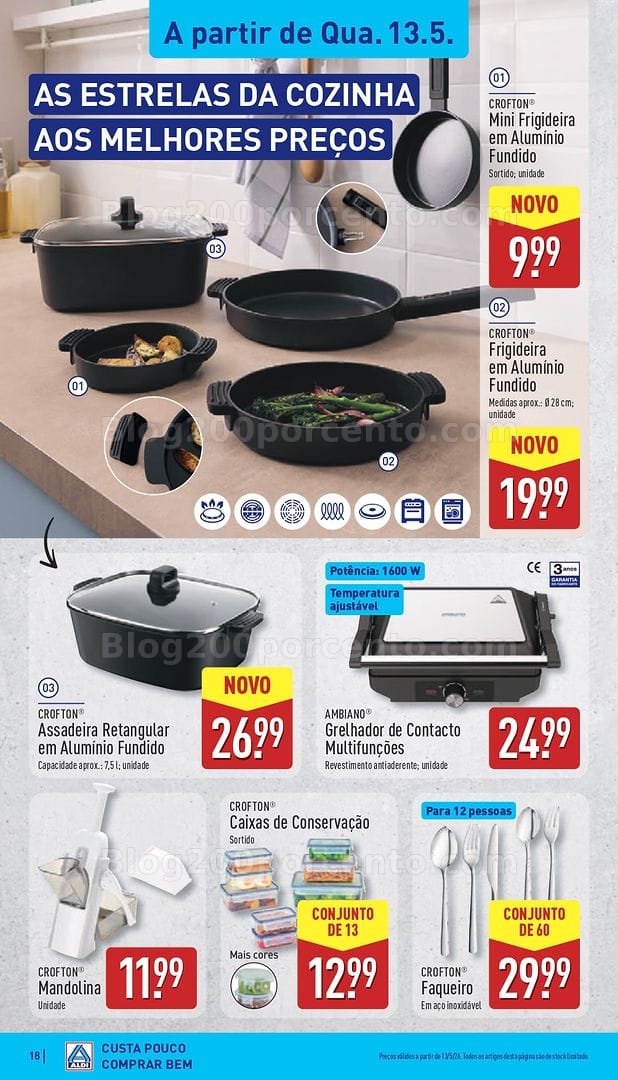 Antevisão Folheto ALDI Promoções de 11 a 17 maio